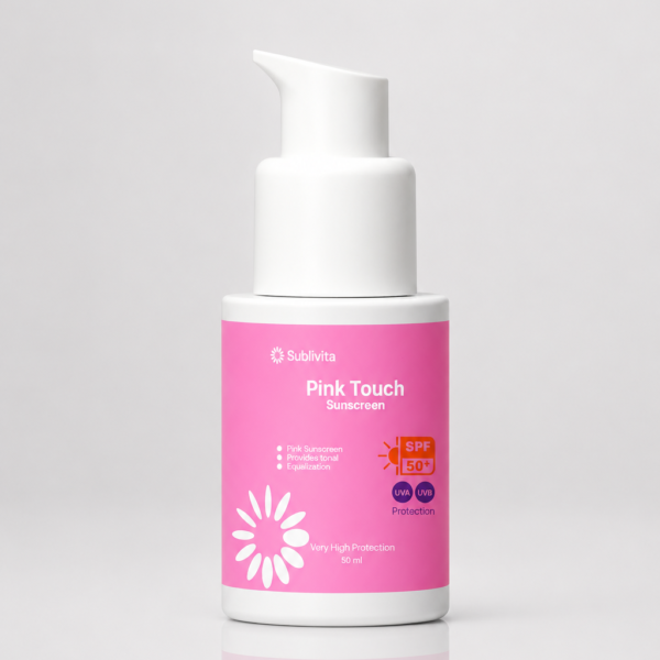 SUBLIVITA PINK TOUCH SUNSCREEN SPF50+