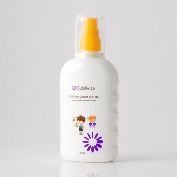 SUBLIVITA KIDS SUNSCREEN SPF50+